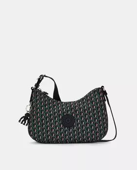 Средняя разноцветная сумка через плечо из переработанных материалов Kipling, мультиколор