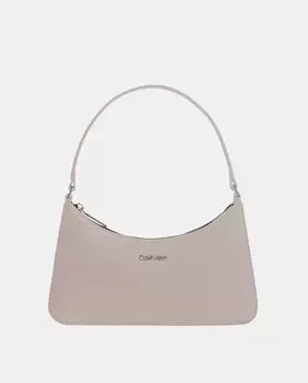 Средняя розовая сумка через плечо на молнии Calvin Klein, розовый