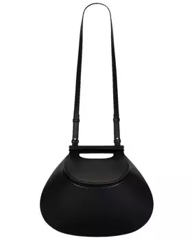 Средняя рыбацкая сумка Bottega Veneta, цвет Black & Muse Brass