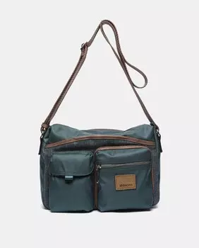 Средняя синяя сумка через плечо с несколькими карманами Abbacino, синий