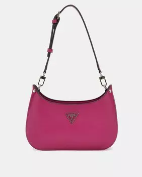 Средняя сиреневая сумка через плечо Meridian на молнии Guess, сиреневый