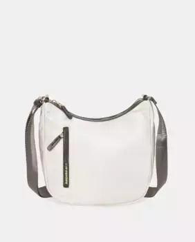 Средняя сумка-бандо бежевая Mandarina Duck, бежевый