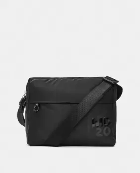 Средняя сумка-бандо в красном цвете Mandarina Duck, черный