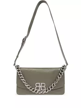 Средняя сумка BB Soft Flap Balenciaga, зеленый