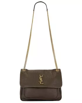 Средняя сумка-цепочка Niki Saint Laurent, цвет Light Musk