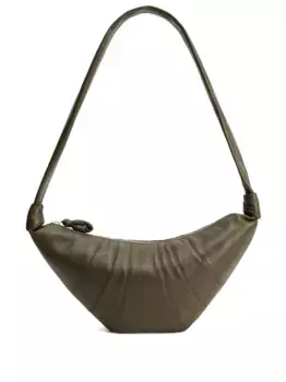 Средняя сумка через плечо Croissant с панелями LEMAIRE, зеленый