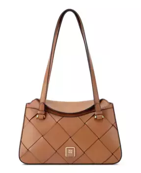 Средняя сумка через плечо Eleanora Nine West, коричневый