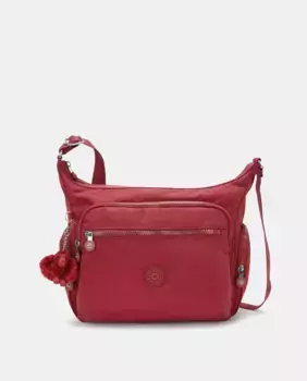 Средняя сумка через плечо Kipling, бордовый
