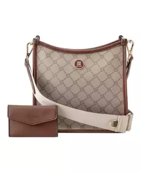 Средняя сумка через плечо Nalini Medium Swing Crossbody Bag Nine West, коричневый