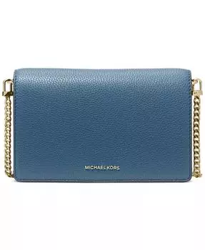 Средняя сумка через плечо с цепочкой и клапаном Jet Set Michael Kors, фиолетовый