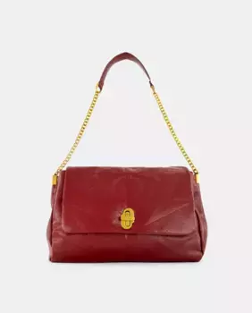 Средняя сумка через плечо с клапаном Tintoretto, цвет 600 Rojo