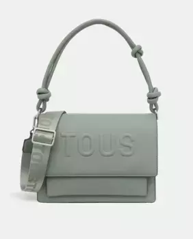 Средняя сумка через плечо с клапаном Tous, серый