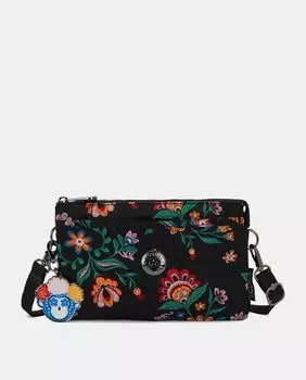 Средняя сумка через плечо с разноцветными цветами от Kipling x Frida Kahlo Kipling, мультиколор