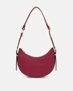 Средняя сумка через плечо с застежкой-молнией и регулируемой ручкой Tous, гранатовый