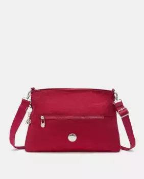 Средняя сумка через плечо (со съемной ручкой) Kipling, красный