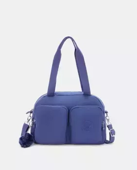 Средняя сумка через плечо (со съемной ручкой) Kipling, синий