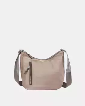 Средняя сумка через плечо светло-коричневого цвета Mandarina Duck, светло-коричневый