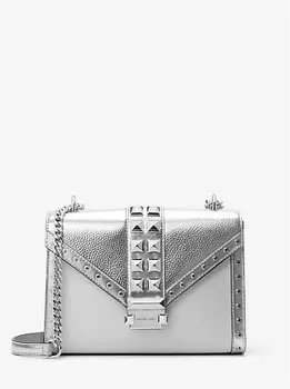 Средняя сумка через плечо Whitney с заклепками Michael Kors, мультиколор