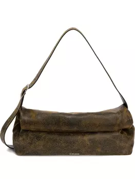 Средняя сумка-мессенджер Rollup Jil Sander, черный