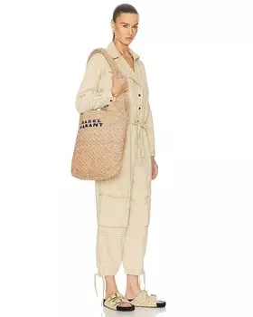 Средняя сумка Praia Isabel Marant, цвет Natural