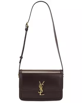 Средняя сумка-сэтчел Solferino Saint Laurent, цвет Dark Sweet Choco