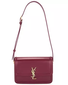 Средняя сумка-сэтчел Solferino Saint Laurent, цвет Dark Bordeaux