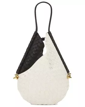 Средняя сумка Солнцестояния Bottega Veneta, цвет Natural & Fondant