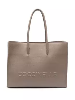 Средняя сумка-тоут Myrtha Maxi Logo Coccinelle, серый