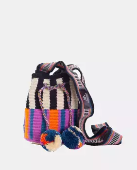 Средняя сумка Wayuu Medellin La Mansa, фуксия