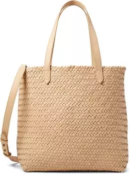 Средняя транспортная сумка: издание из плетеной кожи Madewell, цвет Beechwood