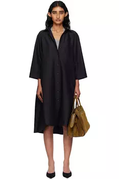 Средняя юбка-платье Sella Max Mara, черный