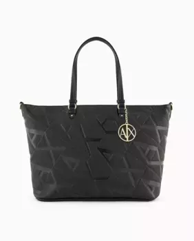 Средняя женская сумка-шоппер Susy Armani Exchange, черный