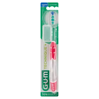 Средняя зубная щетка, 1 шт. Gum Technique full
