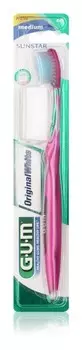 Средняя зубная щетка G.U.M Original White 563 Medium
