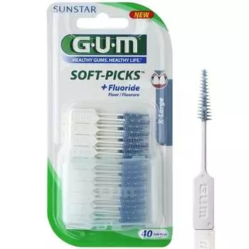 Средства для чистки межзубных промежутков Soft-Pick X-Large, 40 шт. Sunstar, Gum