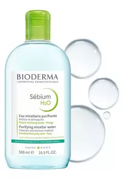 Средства для очищения лица BIODERMA GESICHTSREINIGUNG / MIZELLENWASSER SBIUM H2O, цвет transparent