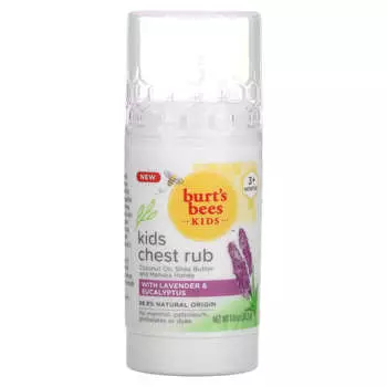 Средство Burt's Bees для растирания груди, с лавандой и эвкалиптом, 28,3 г