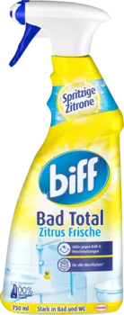 Средство для чистки ванной комнаты Total Sparkling Lemon 750мл Biff