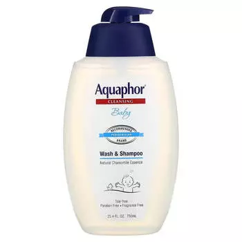 Средство для мытья и шампунь Aquaphor без запаха, 750 мл