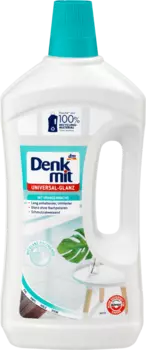 Средство для мытья полов универсальное блестящее с оранжевым воском 1 л. Denkmit