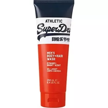 Средство для мытья тела и волос Athletic для мужчин 250 мл, Superdry