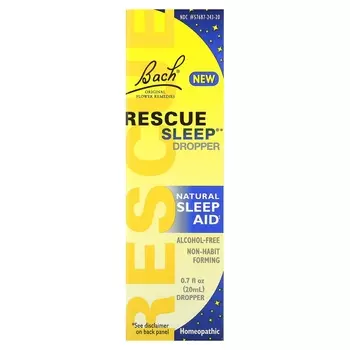Средство для сна Bach Original Flower Remedies Rescue Sleep Dropper, 20 мл