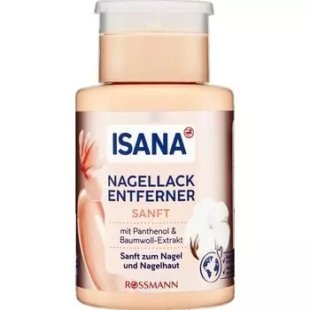 Средство для снятия лака аккуратно ISANA, 175 ml
