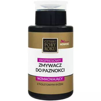Средство для снятия лака для экспресс-укрепления ногтей с фиолетовым рисом, 200 мл Four Seasons, Cztery Pory Roku