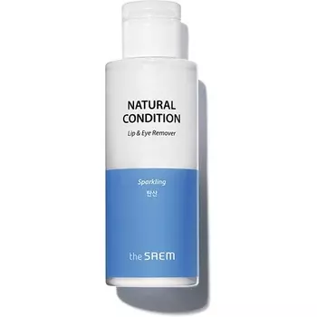 Средство для удаления мицеллярной воды для губ и глаз Natural Condition, 155 мл, The Saem