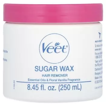Средство для удаления волос Veet Sugar Wax с эфирными маслами и цветочной ванилью, 14 штук