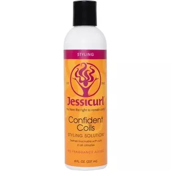 Средство для укладки Confident Coils без добавления отдушек 8 жидких унций Jessicurl
