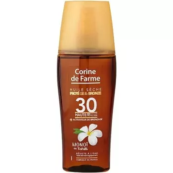 Средство для защиты сухого масла/бронза Spf30 150 мл, Corine De Farme
