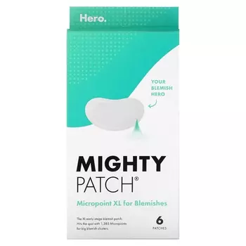 Средство против черных точек Hero Cosmetics Mighty Patch Micropoint XL, 6 пластырей