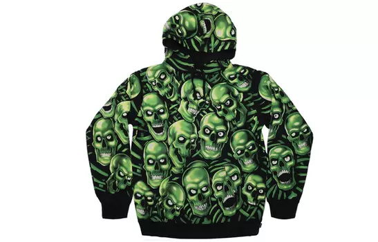 SS18 Толстовка унисекс зеленая Supreme, зеленый